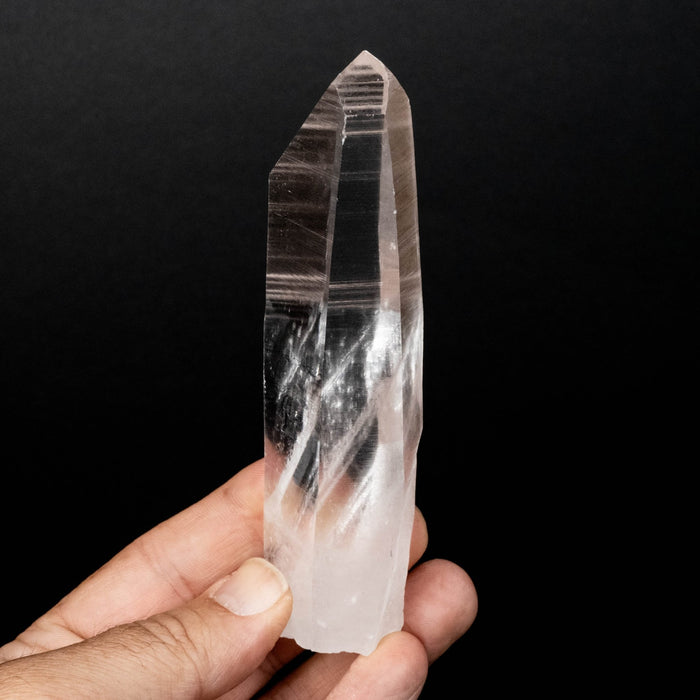 Lemurian Seed Quartz Crystal with Phantom 152 g 131x33mm - InnerVision Crystals
