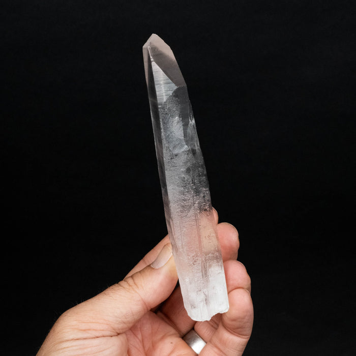 Lemurian Seed Quartz Crystal with Phantom 186 g 141x38mm - InnerVision Crystals