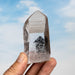 Lemurian Seed Quartz Crystal with Phantom 188 g 90x43mm - InnerVision Crystals