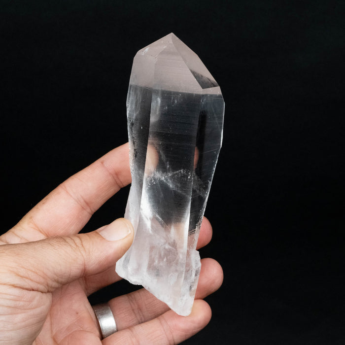 Lemurian Seed Quartz Crystal with Phantom 291 g 139x47mm - InnerVision Crystals