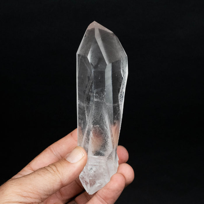 Lemurian Seed Quartz Crystal with Phantom 291 g 139x47mm - InnerVision Crystals