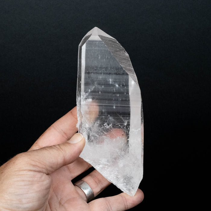 Lemurian Seed Quartz Crystal with Phantom 366 g 159x63mm - InnerVision Crystals