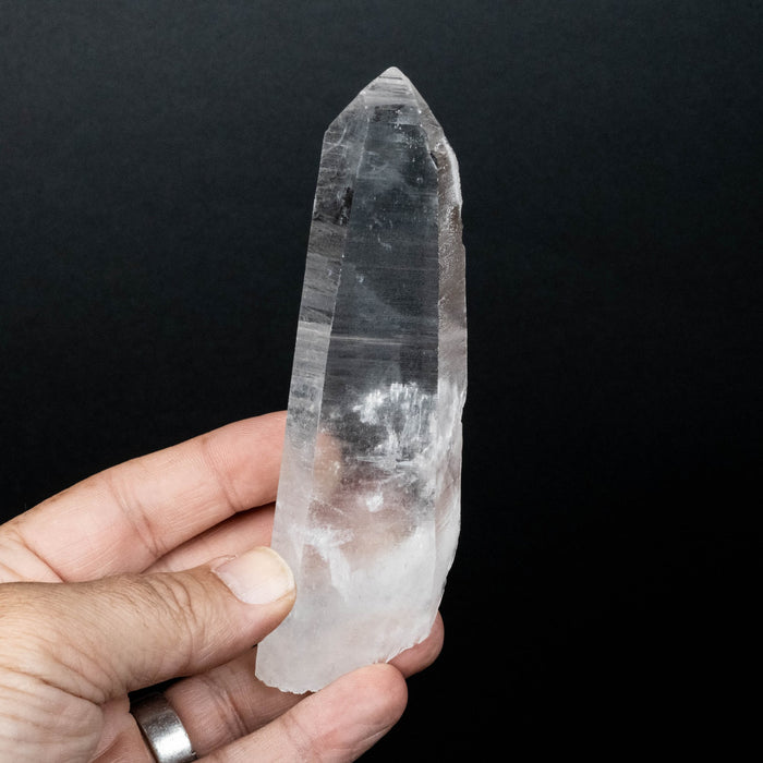 Lemurian Seed Quartz Crystal with Phantom *DT 160 g 136x41mm - InnerVision Crystals