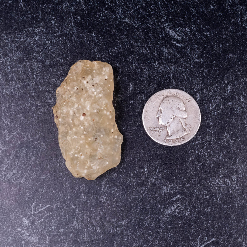 Libyan Desert Glass 19.92 g 49x30x16mm - InnerVision Crystals