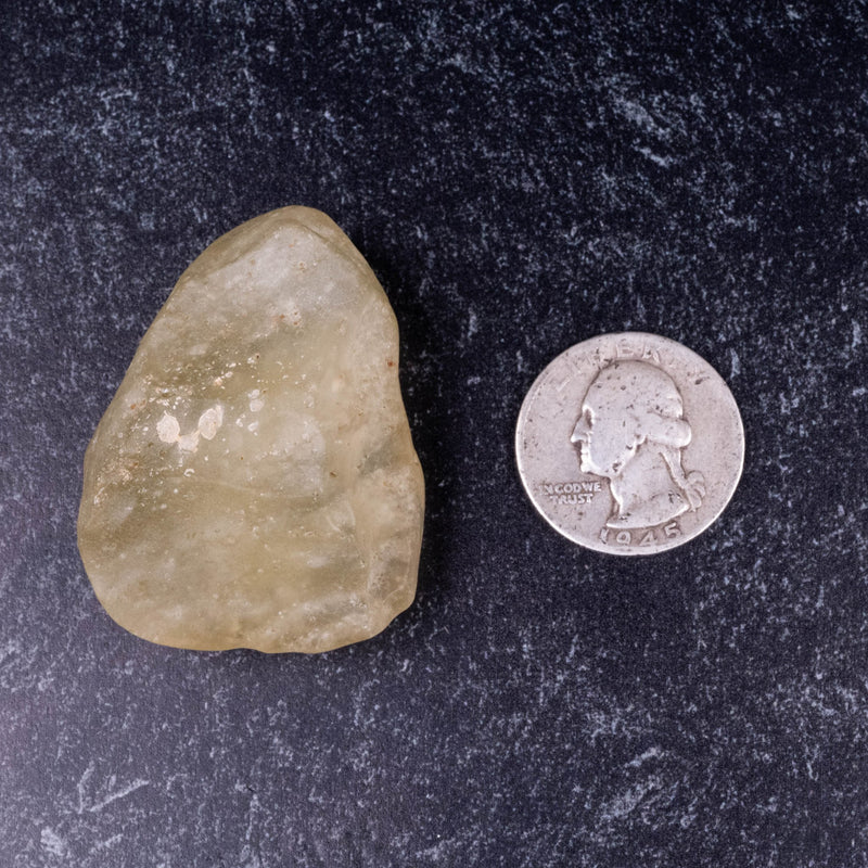 Libyan Desert Glass 41.52 g 46x34x24mm - InnerVision Crystals