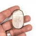 Libyan Desert Glass Scarab Gemstone Carving 28.04 g 49x31mm - InnerVision Crystals