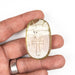 Libyan Desert Glass Scarab Gemstone Carving 28.72 g 49x31mm - InnerVision Crystals