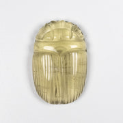 Libyan Desert Glass Scarab Gemstone Carving 28.89 g 49x32mm - InnerVision Crystals