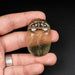 Libyan Desert Glass Scarab Gemstone Carving 29.76 g 49x32mm - InnerVision Crystals