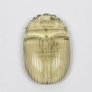 Libyan Desert Glass Scarab Gemstone Scarab 25.31 g 49x32mm - InnerVision Crystals