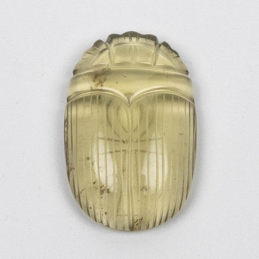 Libyan Desert Glass Scarab Gemstone Scarab 27.26 g 49x32mm - InnerVision Crystals