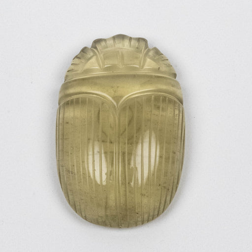 Libyan Desert Glass Scarab Gemstone Scarab 27.45 g 49x32mm - InnerVision Crystals