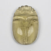 Libyan Desert Glass Scarab Gemstone Scarab 27.83 g 50x32mm - InnerVision Crystals