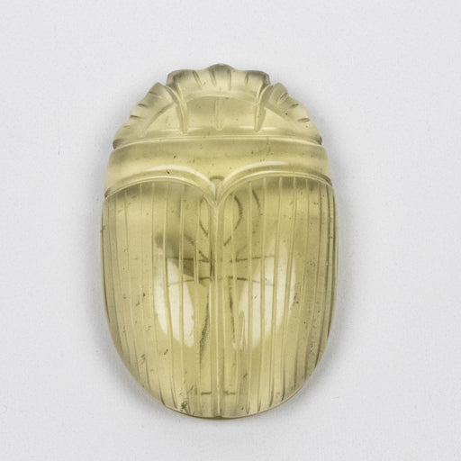 Libyan Desert Glass Scarab Gemstone Scarab 27.90 g 49x32mm - InnerVision Crystals