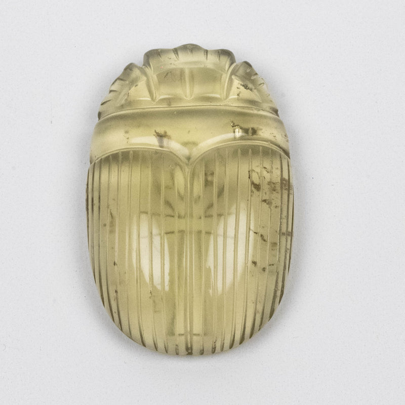 Libyan Desert Glass Scarab Gemstone Scarab 27.97 g 49x32mm - InnerVision Crystals