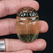 Libyan Desert Glass Scarab Gemstone Scarab 27.98 g 49x32mm - InnerVision Crystals