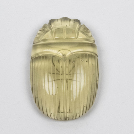 Libyan Desert Glass Scarab Gemstone Scarab 27.98 g 49x32mm - InnerVision Crystals