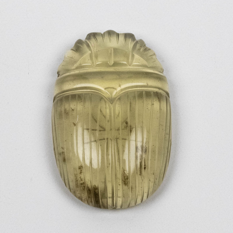 Libyan Desert Glass Scarab Gemstone Scarab 28.12 g 49x32mm - InnerVision Crystals