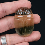 Libyan Desert Glass Scarab Gemstone Scarab 28.37 g 49x32mm - InnerVision Crystals