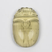 Libyan Desert Glass Scarab Gemstone Scarab 28.38 g 49x32mm - InnerVision Crystals