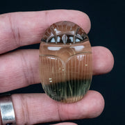 Libyan Desert Glass Scarab Gemstone Scarab 28.40 g 49x32mm - InnerVision Crystals