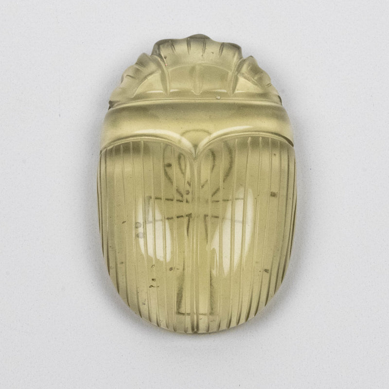 Libyan Desert Glass Scarab Gemstone Scarab 28.40 g 49x32mm - InnerVision Crystals