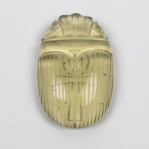 Libyan Desert Glass Scarab Gemstone Scarab 28.40 g 49x32mm - InnerVision Crystals