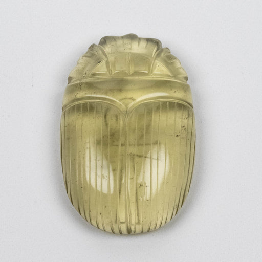 Libyan Desert Glass Scarab Gemstone Scarab 28.53 g 49x32mm - InnerVision Crystals