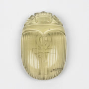 Libyan Desert Glass Scarab Gemstone Scarab 28.60 g 50x32mm - InnerVision Crystals