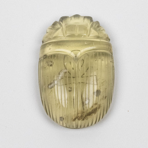 Libyan Desert Glass Scarab Gemstone Scarab 28.89 g 49x32mm - InnerVision Crystals