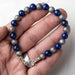 Meteorite + Lapis Lazuli Bead Bracelet 8" - InnerVision Crystals
