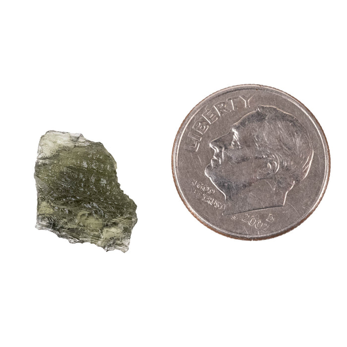 Moldavite 0.75 g 12x12x4mm - InnerVision Crystals