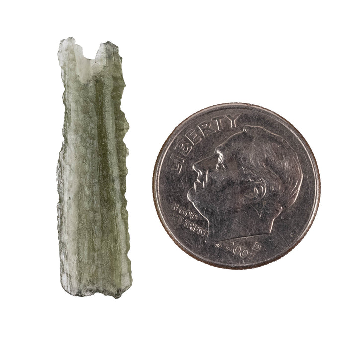 Moldavite 0.79 g 27x7x3mm - InnerVision Crystals