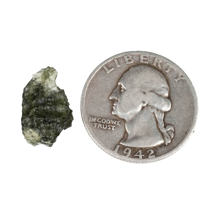 Moldavite 0.87 g 16x11x6mm - InnerVision Crystals