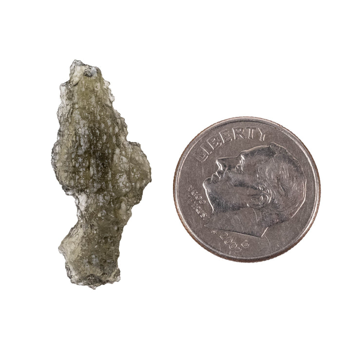 Moldavite 1.01 g 27x11x3mm - InnerVision Crystals