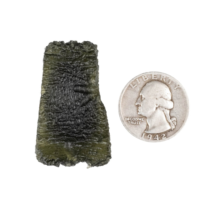 Moldavite 10.19 g 41x25x6mm - InnerVision Crystals