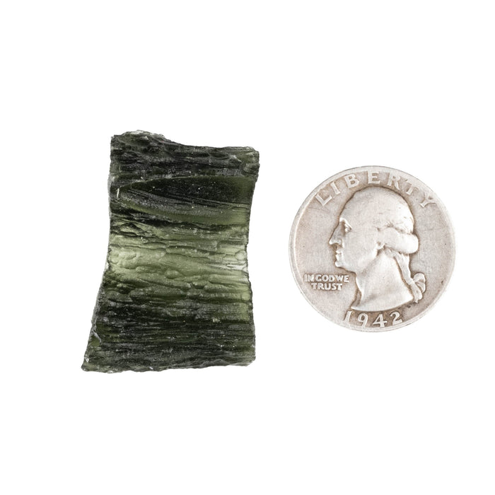 Moldavite 10.36 g 33x23x13mm - InnerVision Crystals