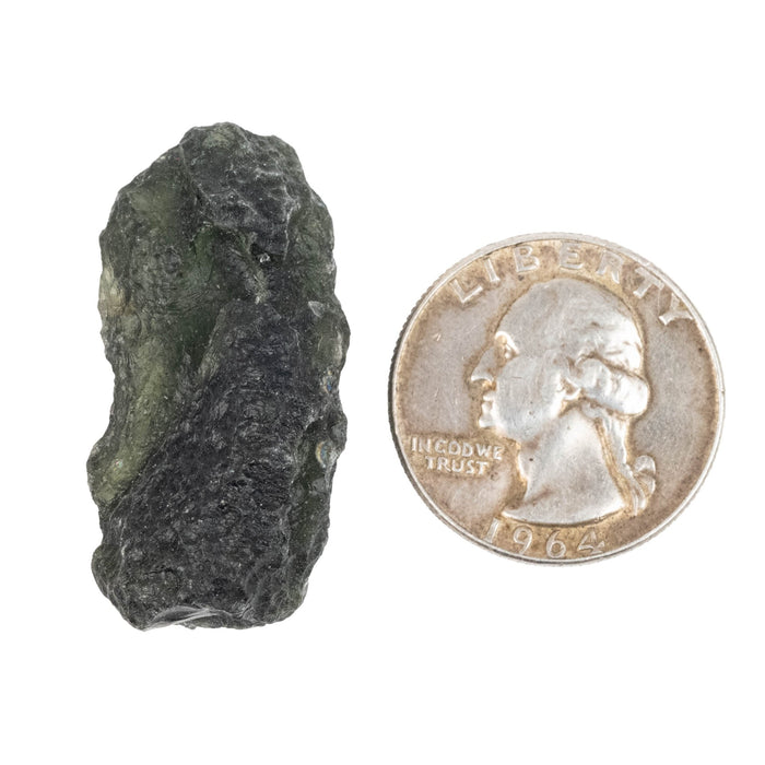 Moldavite 10.54 g 35x17x15mm B Grade - InnerVision Crystals
