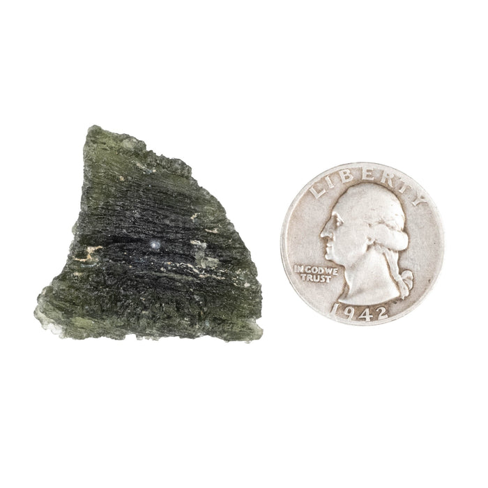 Moldavite 10.61 g 31x30x11mm - InnerVision Crystals