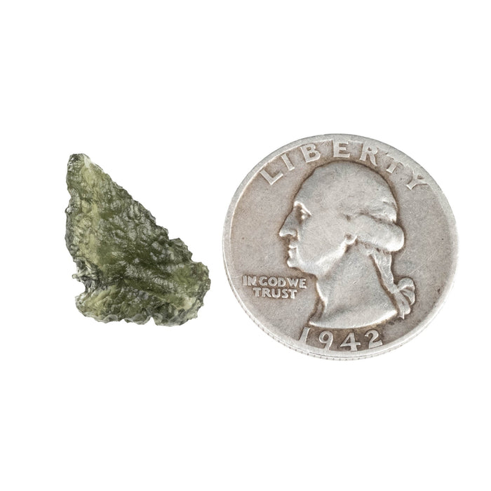 Moldavite 1.08 g 20x13x6mm - InnerVision Crystals