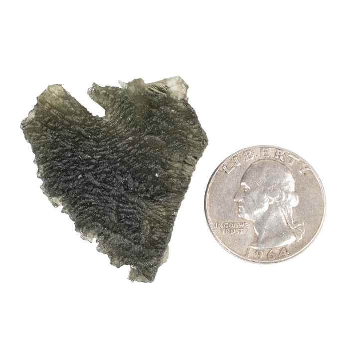 Moldavite 10.83 g 40x35x8mm - InnerVision Crystals