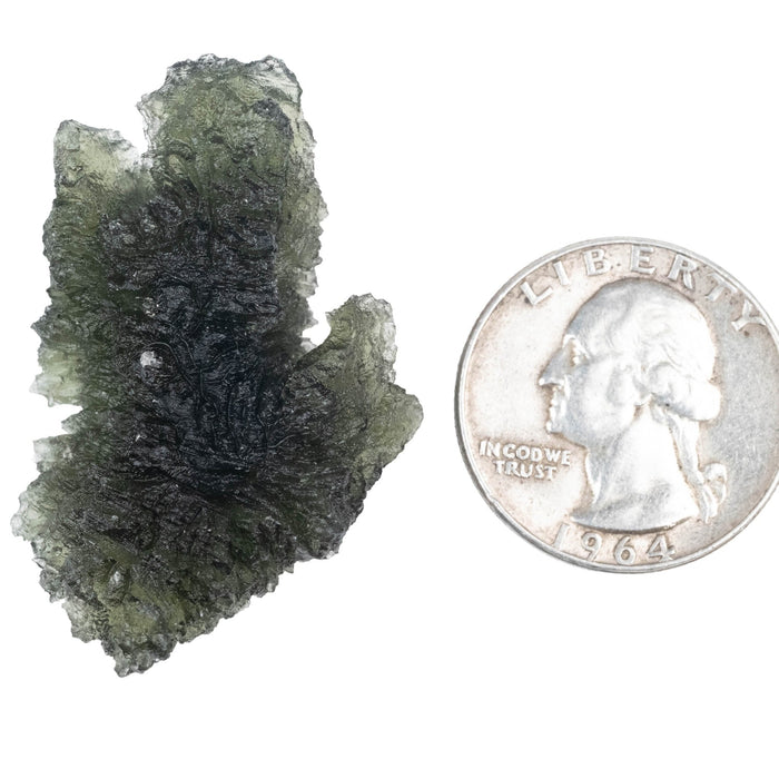 Moldavite 10.86 g 41x27x11mm - InnerVision Crystals