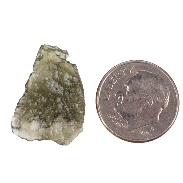 Moldavite 1.10 g 20x14x3mm - InnerVision Crystals