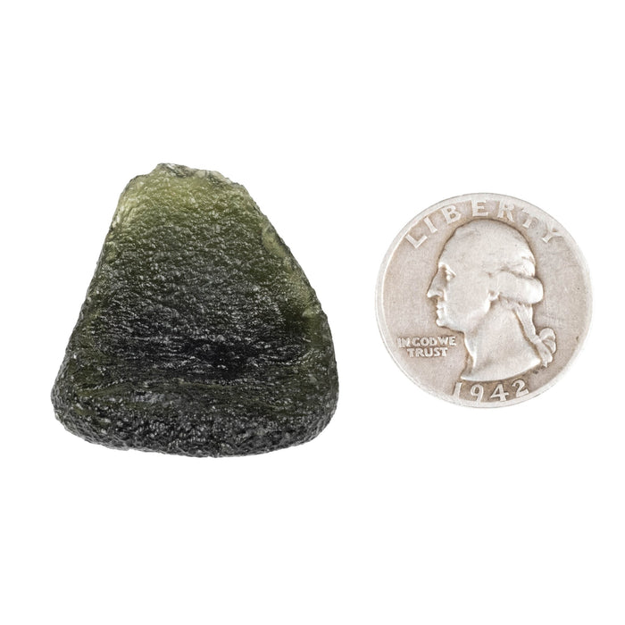 Moldavite 11.49 g 32x30x10mm - InnerVision Crystals