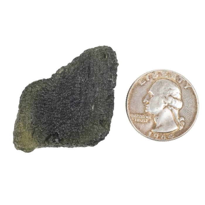 Moldavite 11.52 g 32x30x9mm B Grade - InnerVision Crystals