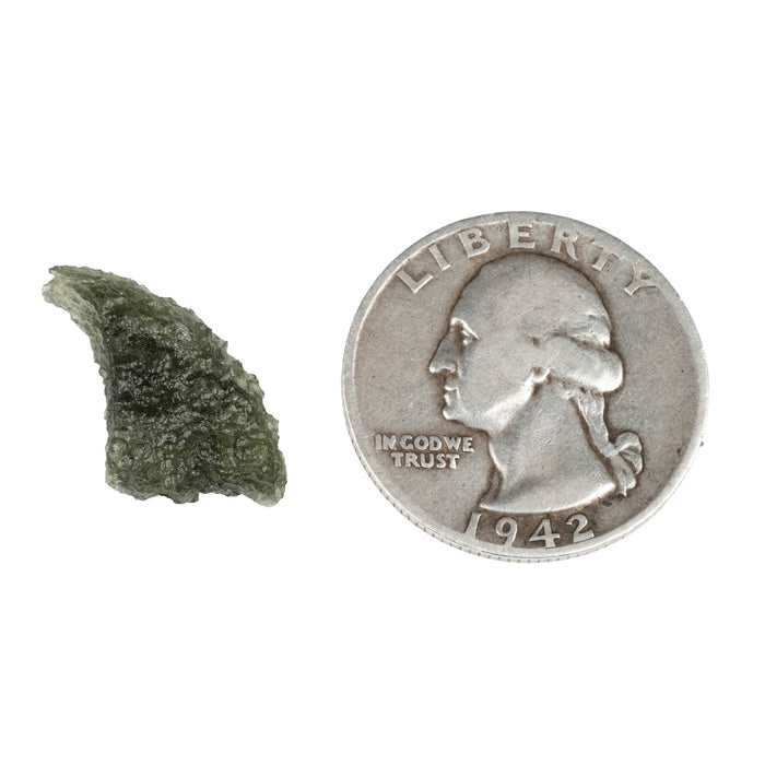 Moldavite 1.16 g 21x12x6mm - InnerVision Crystals
