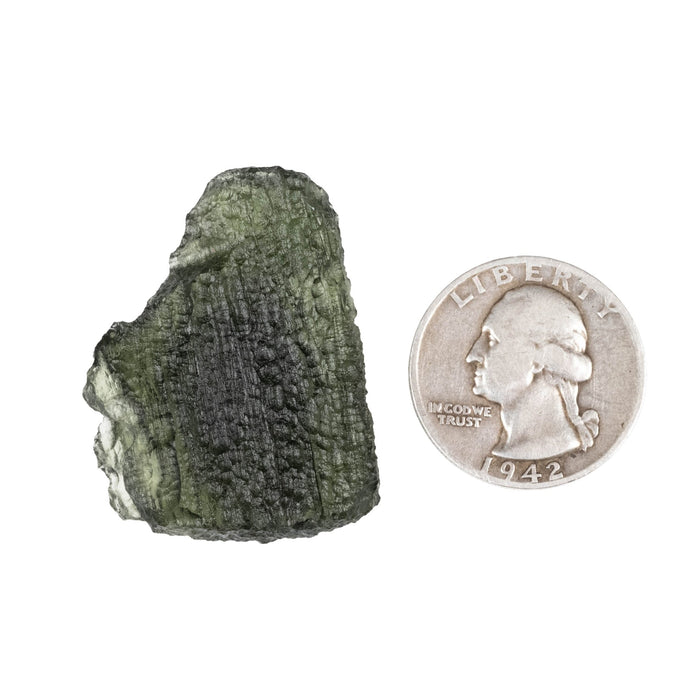 Moldavite 11.60 g 36x28x10mm - InnerVision Crystals