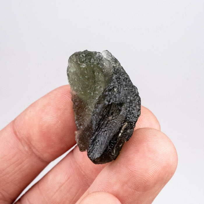Moldavite 11.69 g 34x31x7mm - InnerVision Crystals