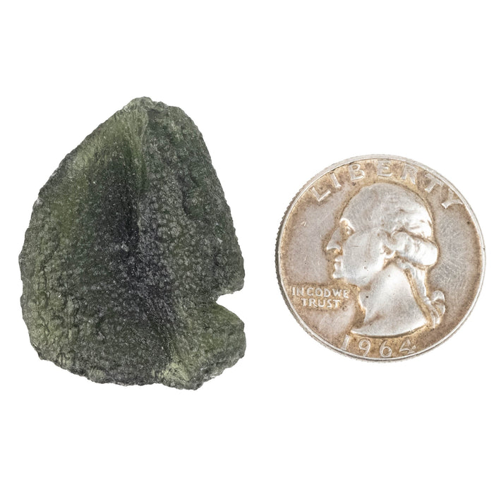 Moldavite 11.73 g 33x25x13mm B Grade - InnerVision Crystals