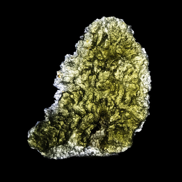 Moldavite 11.77 g 42x34x8mm - InnerVision Crystals